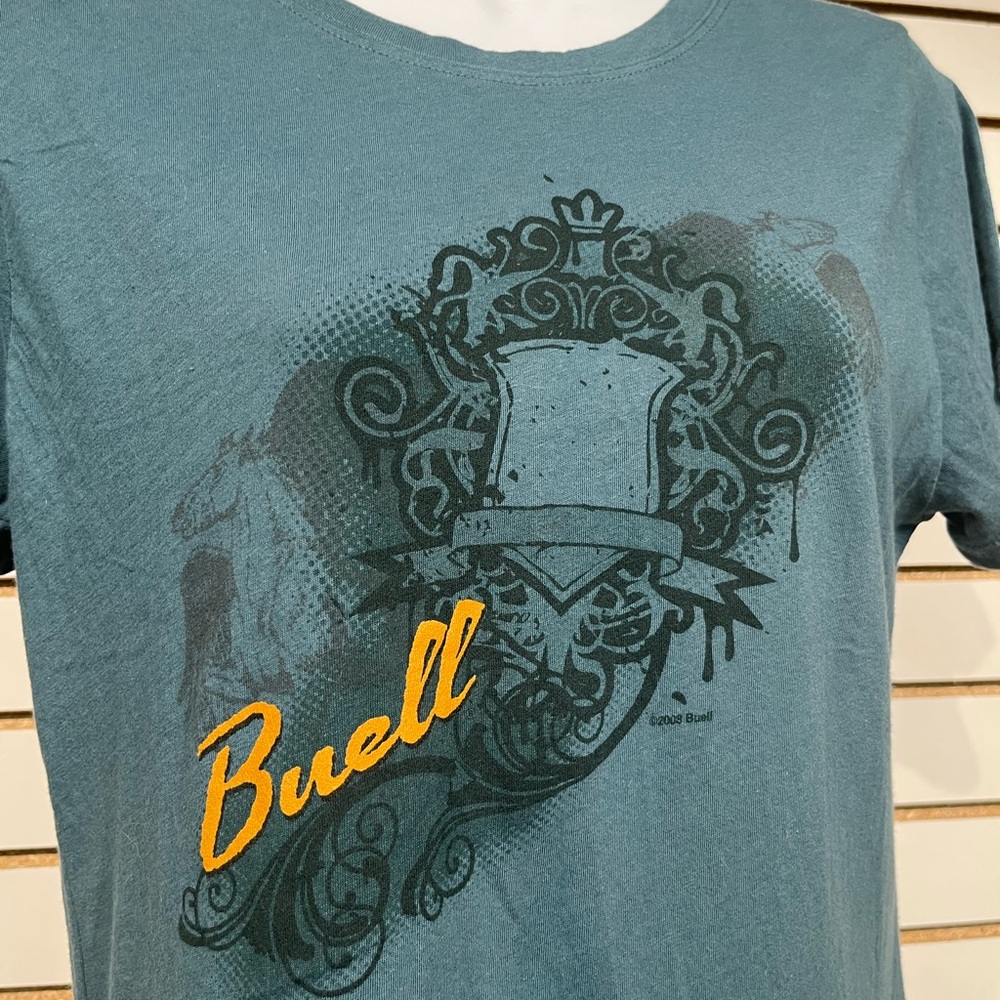 Buell Motorcycles tee 18” p2p - Picture 3 of 9